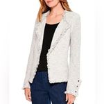 Nic+Zoe fringe mix knit jacket in sugar cookie size 1X Photo 3