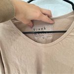 Frank & Eileen  High Low Tee Lab Tan Tunic Long Sleeve Shirt Small Photo 4