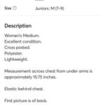 Sage Romantic Black Tank Silky Open Back Bow  Womens Medium Flowy Photo 9