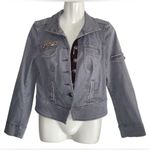 White House | Black Market Gray Jean Jacket Photo 0