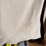 Kyodan Outdoor Fleece Mock Neck LS Shirt Spliced Hem Camel Brown Size XS Photo 3