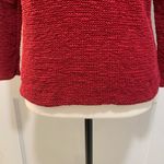 Eileen Fisher | Ribbon knit red sweater Photo 4