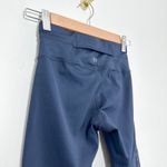 Athleta  | Aura Sonar Mesh Side Cropped Capri Leggings in Navy Photo 4