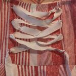 Bailey blue NWT Medium Red and White Sundress with lace underlay Photo 3