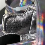 Madden Girl Silver Sandals with Holographic Finish Photo 4