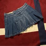 Burberry Navy Blue Denim Pleated short Skirt
Women’s 10 Photo 4
