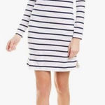 Mott50 Women's Striped Long Sleeve UPF 50 Shirt Dress White Olive Green Large Green Photo 0