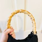 The Limited Y2K  knit striped purse with bamboo handles Photo 6