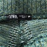 ZARA  Green Marl Knit Flare Leg Pants Photo 3