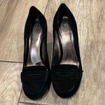 Coach  Black Suede Wedge Heels | Women’s Slip-On Wedges | Size 8.5 Photo 1