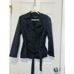 Cynthia Rowley New York Women’s black Cheetah Print jacket size M Lightweight Photo 1