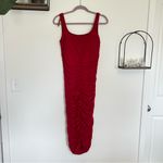 NWT Shapellx Pink Ruched Bodycon Sleeveless Midi Dress Size XL Photo 1