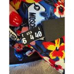 Love moschino Shirt Women 4 Blue Floral Tie Neck Sleeveless Blouse Top Boho Photo 10