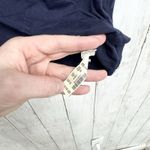 Madewell  Blouse Women Size XS Navy Cotton Crewneck Short Sleeve Tee Shirt Casual Photo 4