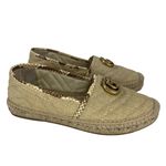 Gucci Beige Python and Raffia GG Marmont Espadrille Flats Photo 5