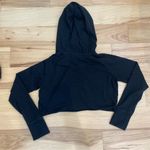 Gymshark  Black Sz XS cropped hoodie #fitness Photo 2