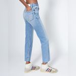 RE/DONE 70s Stove Pipe High Rise Straight Crop Jeans in Light Stone Size 26 Photo 9