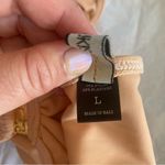 Aanoukis Swimwear Mykonos Strapless Bikini in Nude Tan Size L Photo 9