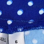kim rogers Blue Polka Dot Long Shorts Photo 4