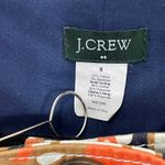 J.Crew Coppelle Paisley San Telmo Swing Blazer Jacket Women's Sz 6 Orange Brown Photo 5