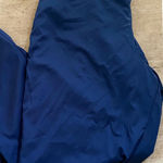 Nike Women’s Sz XXL (20-22) Navy/Pink Poly Open Hem Windbreaker Pants Photo 0