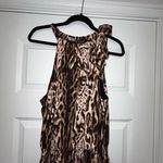 INC International Concepts New, Animal Print Halter Tie at Top Maxi Dress Size XL Photo 5