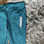 Forever 21 Teal Blue Space Dye Active Leggings Photo 2