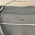 Aerie  Oversized T-Shirt V-Neck Distressed Boyfriend light blue Photo 1