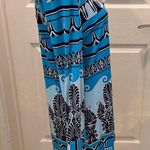 Tory Burch Blue Long Sleeve Beaded Tunic 100% Silk Size Large Photo 6
