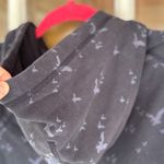 American Eagle Women's Medium Navy Full Zip Drawstring Hoodie Y2K Streetwear Photo 3