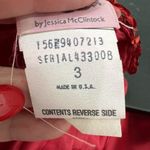 Gunne Sax Size 3 Dress Strapless Red Satin Sequin Cocktail Party Vintage 90s Photo 11