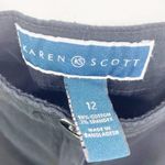 Karen Scott Black Straight Fit Tailored Chino Short Photo 2