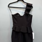 Bardot Camellia One-Shoulder Cocktail Sheath Dress in Black 6 / S Photo 5