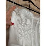 Lulus NWT Eternal Gratitude White Floral Embroidered Strapless Maxi Dress Sz S Photo 8