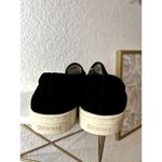 Soludos Jaguar Black Velvet Sneaker Womens Size 8.5 EUC Photo 4