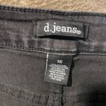 D. Jeans  Women's 16 Plus Black Straight Leg Pants Fitted Casual Basic Photo 1