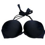 Victoria's Secret Victoria’s Secret Elegant Black Halter Bikini Top Photo 0