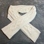 J.Crew Chunky Cable Knit Scarf Cozy Boho Cottagecore Outerwear Layers Winter Photo 0