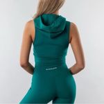 Alphalete  Teal Crop Hoodie Photo 2