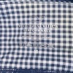 Vineyard Vines Women’s Navy Gingham Cropped Performance Leggings Size Medium Photo 2