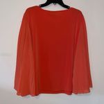 Chico's Chico’s Travelers Collection Pleated Sleeve Top Size XL Photo 5