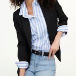 J.Crew One Button Blazer Black New Womens 6 Photo 0