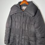 Marvin Richards black quilted puffer zip up winter jacket coat womens large Photo 3