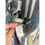 Drew NWT Blue, Mustard & White Striped Linen Jumpsuit Photo 5