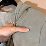 Brandy Melville ✨ John Galt Women’s Sage Green Gray Hoodie Photo 3