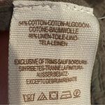 Free People Military Cutwork Eyelet Moto Jacket Olive Cotton Linen Blend Size 6 Photo 8