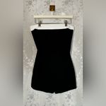 Edikted Priyah Contrast Fold-Over Romper – Black & White – Size Small (NWOT) Photo 5