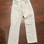 Loft light color jeans 26/2 frayed high waisted Photo 1