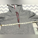 Tommy Hilfiger Glitter Puff-Sleeve Sweatshirt Women's Heather Gray Hoodie/XS Photo 6