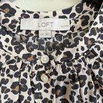 Loft  animal print blouse xxsp Photo 2